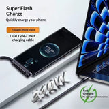 240W Fast Charging Data Cable with Foldable Stand