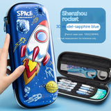 Three-dimensional Pencil Case, Primary School Kindergarten Cartoon Large Capacity Pencil Box