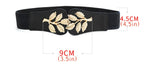 Waist Elastic Belt for Decorative Dress, A Sweet Pair of Buckles