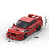 Building Blocks Compatible with Car, Assembled Toy Racing Model