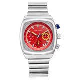 Men's Square Watch, Multifunctional Six-hand Quartz Timepiece