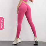 Fashion V-shaped Yoga Pants, INS High Waist Trousers, Hip Lifting Sports Fitness Women's Clothing