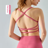 No Feel Slim Yoga Vest, Semi-fixed One-piece Cup, Beauty Back Sling