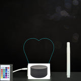 3D Acrylic Handwriting Message Board LED Light, Creative Note Lamp