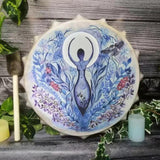 Tree of Life Siberian Drum, Handmade Finish Crafts Shaman Gift