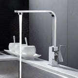 Elegant Metal Kitchen Faucet – Single Hole Mixer Tap