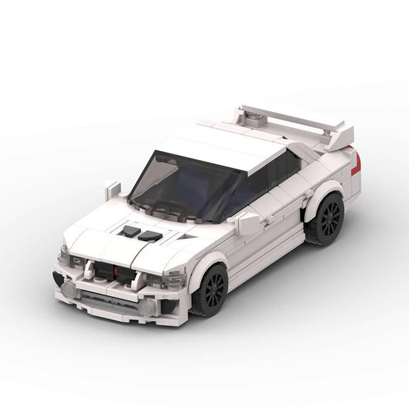 Building Blocks Compatible with Car, Assembled Toy Racing Model