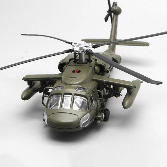 Black Hawk Helicopter, Gunship Alloy Military Diecast Model Toy