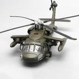 Black Hawk Helicopter, Gunship Alloy Military Diecast Model Toy