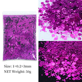 Korean Big Sequins, Nail Shimmering Crystals