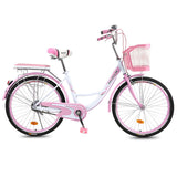 Women’s Lightweight Commuter Bicycle – Adult City Riding Bike