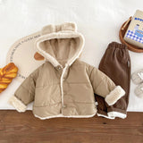 Children's Fleece-lined Furry Coat