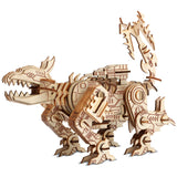 Laser Cut Wood, 3D Simulation Puzzle Model