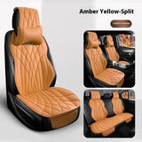 Universal Leather Car Seat Cover – Semi-surrounded Design for Vehicles