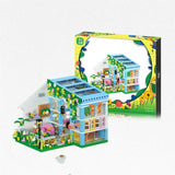Miniature Diamond Particle, Assembly Small House Puzzle Toy