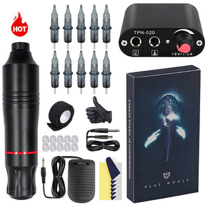 Cross-border Mini Tattoo Power Pen Set, Pen Motor Tattoo Printer Machine
