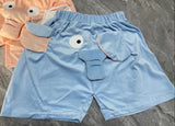Lovable Elephant Casual Shorts, Summer at Home, Men and Women Breathable Funny Comfortable Couple New Pattern Short Pants