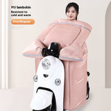 Rain-proof, Fleece-lined Thickened Waterproof Winter Windshield