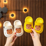 Summer New Cute Bear, Baby Girl and Boys', Soft Bottom Non-slip Home Bathroom Sandals
