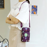 Solid Color Mobile Phone Bag, Female Messenger Crossbody Shoulder Arm Bags