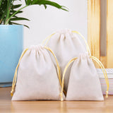 Flannel Jewelry Empty Packaging Bag with Drawstring Closure Pouch (Pack of 2)