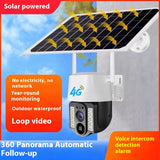 Outdoor Gimbal Network, Solar Surveillance Camera