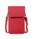 Mini Shoulder Crossbody Bags for Women, Casual Solid Color Mobile Phone Bag Long Wallet