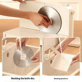 Electric Lamb Roll and Meat Slicer with Adjustable Thickness Regulator
