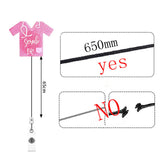 Acrylic Love, Apron's Buckle Clip Brooch for Hanging IDs