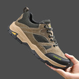 Lace-up Sneakers for Men, Casual Breathable Outdoor Hiking Running Sports Shoes