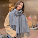 Women’s Fashion Solid Color Scarf or Neck Shawl