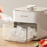 Portable Ice Cube Tray with Lid – Easy Release Freezer Mold