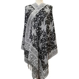 Classic Cashmere-like Jacquard Paisley Tassel Scarf