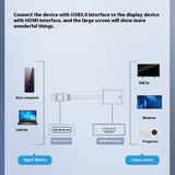 USB to HDMI Adapter – Aluminum Alloy HD Video Converter Cable