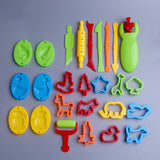 Children's Play House Toy, DIY Color Mud Tool, Mold Set