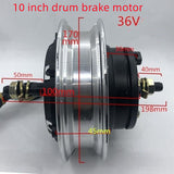 Electric Scooter, 36V48V350W 10inch, Disc Brake Motor