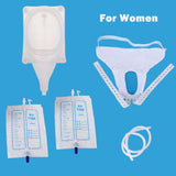 Silicone Breathable Elderly Connection, Urine Bag, Soft Non-side Leakage, Urinary Catheter, Unisex Accessories