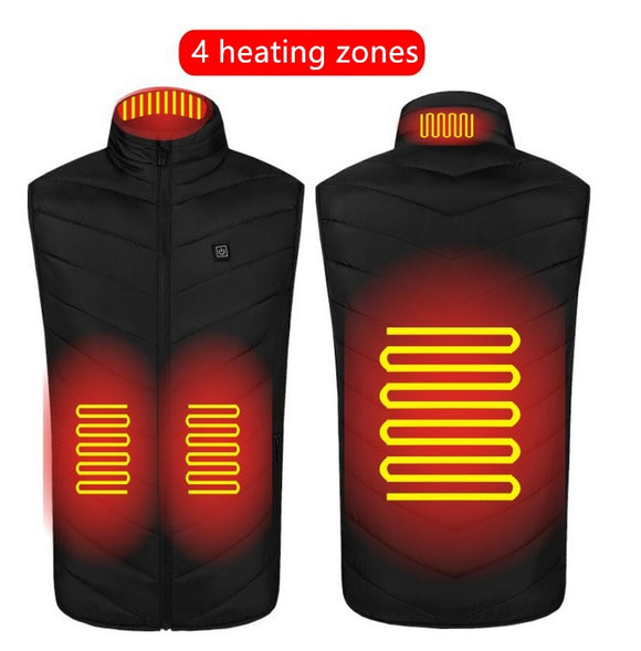 Heated Vest – Washable USB Charging Electric Winter Heating Clothes