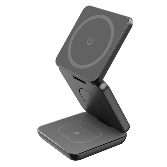 Magnetic Suction, Wireless Charging and Folding Phone Holder