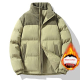 Unisex Winter Stand Collar Padded Jacket – Warm, Versatile Outerwear