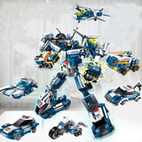 Building Blocks Assembled Toy Model, Morphing Puzzle Children's Gift