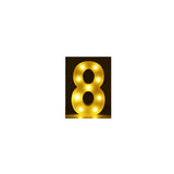 Luminous LED Letter Number Night Light, English Alphabet Number Battery Lamp, Romantic Wedding Christmas Party Decoration