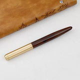 Retro Wooden Fountain Pen for Students & Office – Vintage Calligraphy Writing Gift for Practice and Daily Use