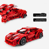 Racing Car Assembling Small Particles Plastic Building Blocks Children's Toys