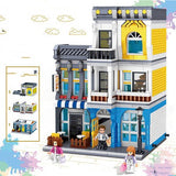 Mini Tavern Restaurant Building Blocks Set for Children