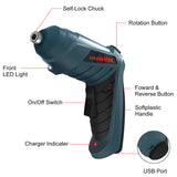 Home Electric Screwdriver Batch, USB Charging Mini Tool Set