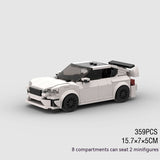 Small Particle Racing Sports Car Model, Building Blocks Toy for Kids