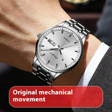Men's Automatic Steel Belt, Waterproof Luminous Mechanical Watch