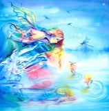 Pumpkin Patch Diamond Painting by Lizzy Falcon