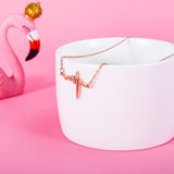 Women’s Lifeline Heartbeat Necklace – Stylish Pendant Jewelry